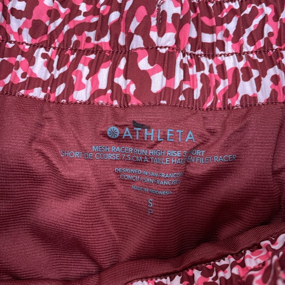 Athleta NWOT Mesh Racer High Rise 3" Short - Picture 6 of 8